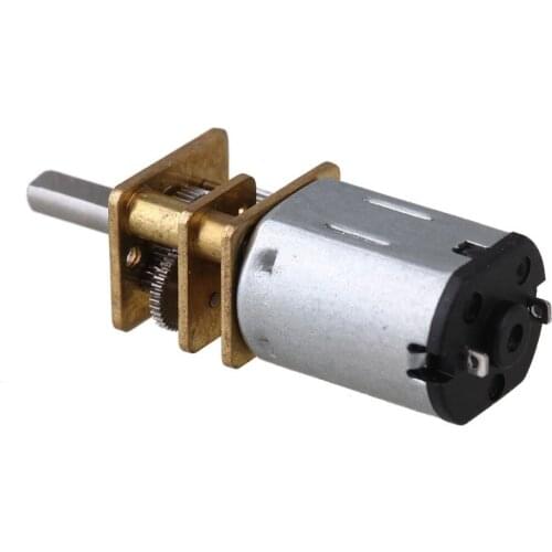 12mm Silver GA12-N20 200RPM Miniature Metal Electric 3V DC Gear Motor Gearwheel with 10mm Output Shaft
