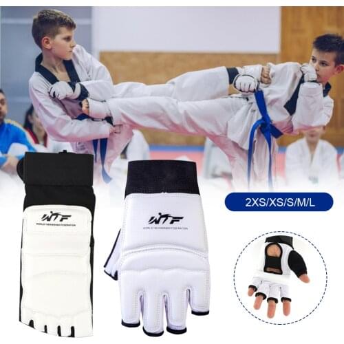 2021 WTF Approve Taekwondo Palm Foot Protector Guard Karate Hand Foot Gloves guard Kickboxing boot Palm Ankle protect Suit Gear