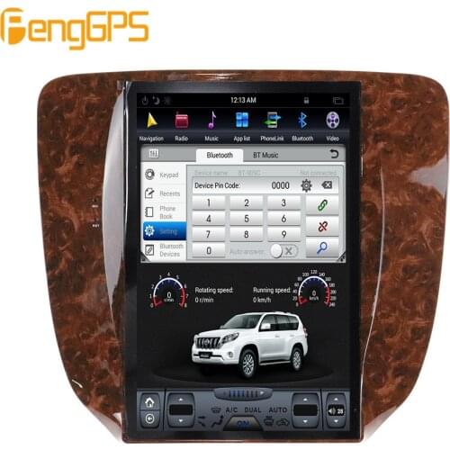 Android 9.0 Tesla Style Car Radio Vertical Screen For GMC Yukon/Chevrolet Tahoe/ Silverado/Shavrola GPS Navigation Recorder unit