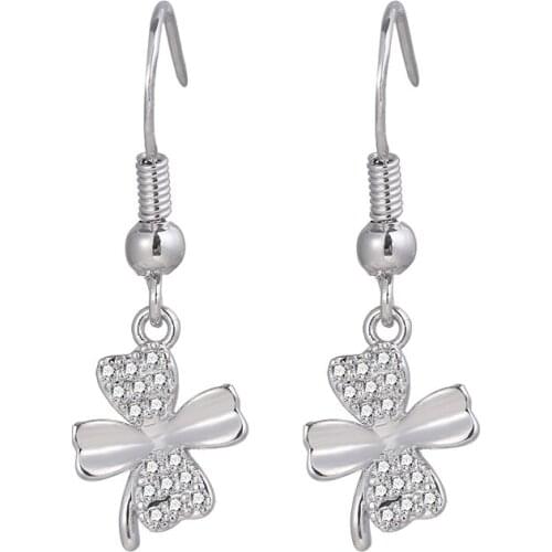 Bettyue New Fashion Noble Zirconia Earring For Women Elegant Flower Shape Jewelry Wedding Party Charming Dress-Up