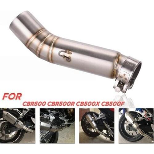 FOR CBR500 CBR 500R Motorcycle Exhaust Contact Middle Pipe Connector For CBR500R 2012 to 2015 Years