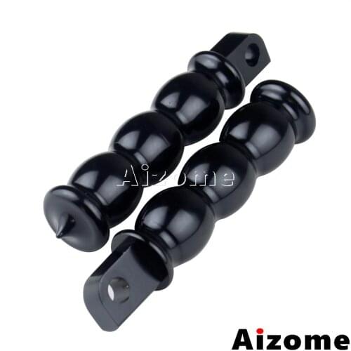 For Sportster Dyna Softail Footpeg Male Mount Foot Rests Motorcycle Foot Pegs For Harley Cafe Racer Chopper Bobber M10 Footrests