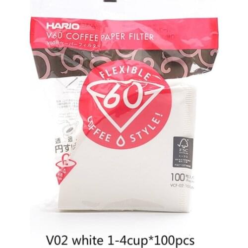 Hario V60 Filter Coffee Paper 1-4 Cup for Specialized Cafe V60 Dripper Barista for Coffee Maker Hario Genuine Reusable Filters
