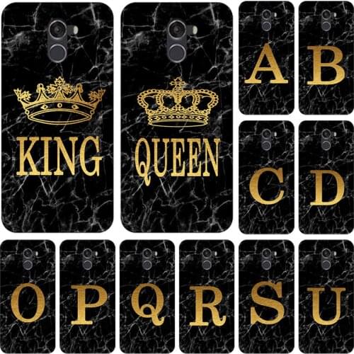 Phone Case for Wileyfox Swift 2 / Swift 2 Plus / Swift 2X Marble Golden alphabet background Soft Print Cover Fundas