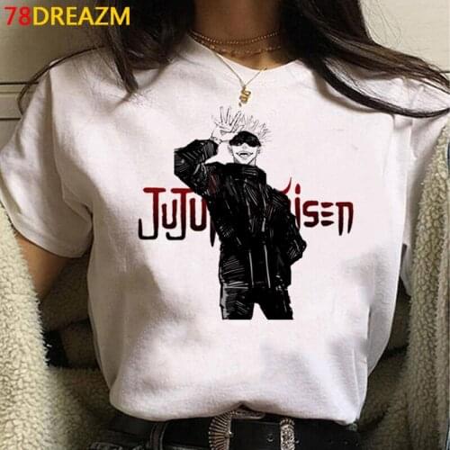 Jujutsu Kaisen Gojo Satoru Yuji Itadori t shirt men plus size kawaii aesthetic ulzzang casual t-shirt summer top streetwear