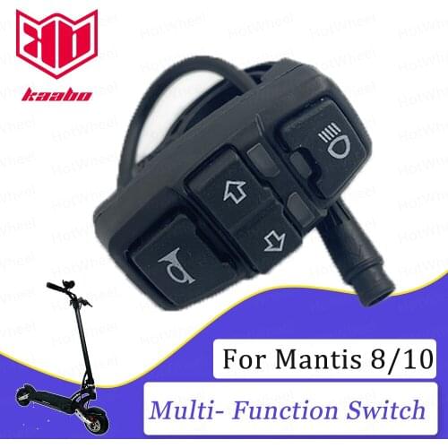 Kaabo Mantis8 Mantis10 Multi Steering Function Switch Button Original Scooter Turn Signal Control Parts