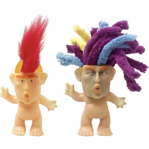 Good Luck Troll Dolls Mohawk Punk Figures Kids Toys Gift Party Bag Fillers