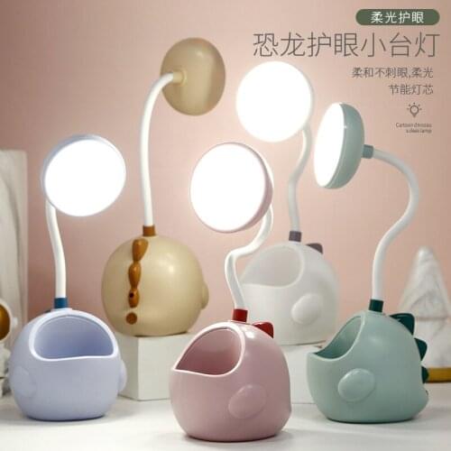 Bedroom girls heart desk nightlight dormitory writing bedside creative eye care rechargeable desk lamp Nightlight gift