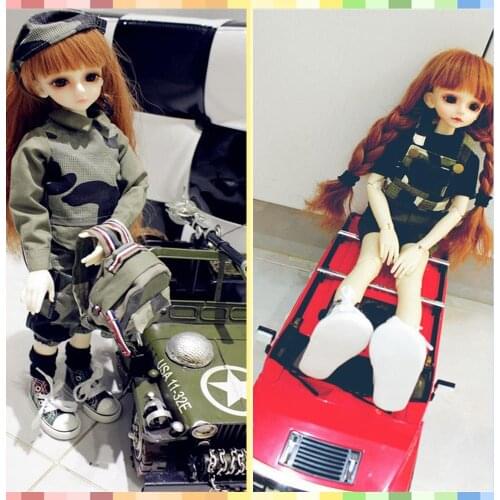 NEW fashion Camouflage bib pants for blyth BJD Uncle clothes 1/6 1/4 1/3 dolls Accessories