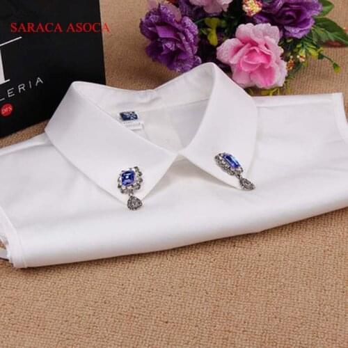 Wholesale Fashion False Collars With Adjustable Band Detachable Fake Collar Women 03-8020