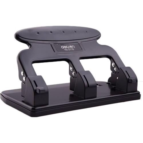 Heavy Duty Hole Puncher Metal 3-Holes Standard 7mm Hole 35 Sheets Capacity Office School Binding Tools Stationery Supplies 0116