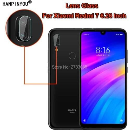 For Xiaomi Redmi 7 Redmi7 6.26" Clear Slim Back Camera Lens Protector Rear Camera Lens Cover Tempered Glass Protection Film