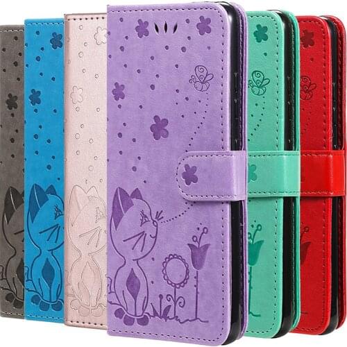 Cat Pattern Flip Wallet Leather Case For LG Velvet K8 K9 K10 K11 2018 K40 K50 K41S K51 K61 K22 Plus K42 K52 K92 5G Book Cover