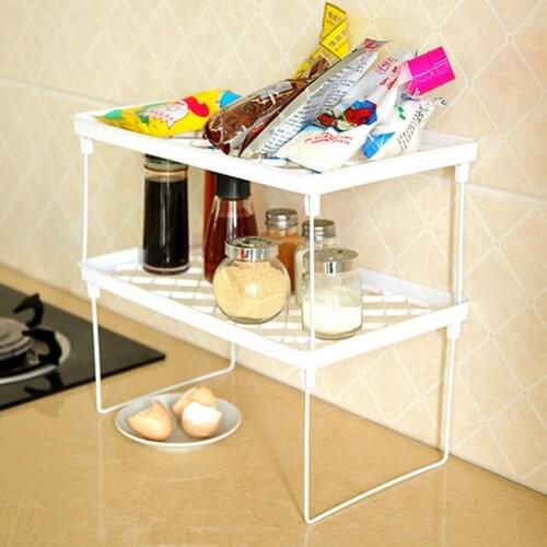 Foldable Kitchen Bathroom Holder Organizer Desk Bookshelf Storage Shelf Rack Kitchen for Bathroom Shelve Home Organizer Saving