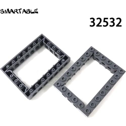 Smartable Technic Beams MOC 6x8 Arm Ring / Ring Beam Building Block Toys For Children Creative Compatible 32532 10pcs/lot