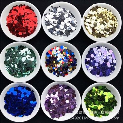 Mixed 3 mm 6 mm dot nails sequins PVC bulk sequins bag decorative pieces throwing confetti 10g JJ326