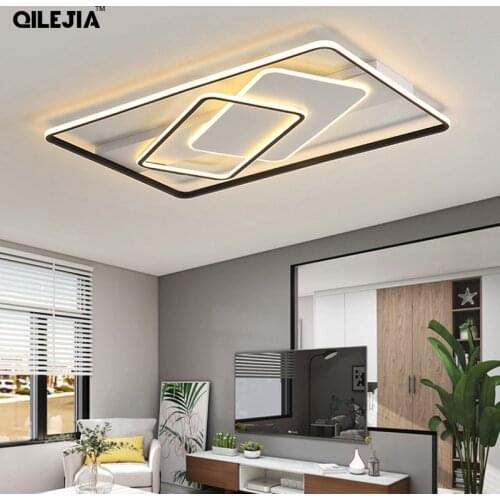 Modern LED Chandelier Lights For Bedroom Dining Study Living Room Indoor Iron Acrylic Lamps Decor Lighting Fixtures AC90-260V