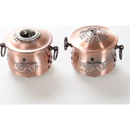 High Quality Copper Moxibustion Box Can Container with Moxibustion Box Acupuncture Massage Moxibustion Moxa Roll Box