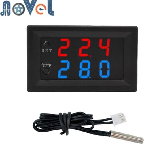 1PCS W2809 W1209WK W1209 Digital LED Thermostat Temperature Controller Smart Temp Sensor Board Module 12V DC + Waterproof NTC