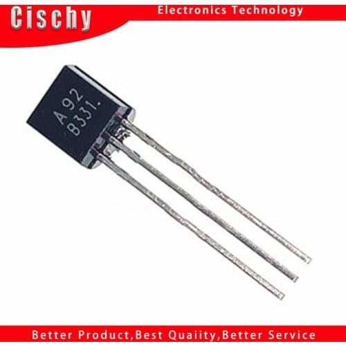 100pcs/lot A92 KSP92 MPSA92 TO-92 In Stock