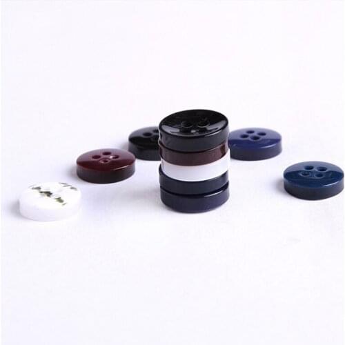 1000 pieces 10-11.5mm buttons resin colored shirts cartoon childrens diy big clothes with fat buttons round buttons with eyes