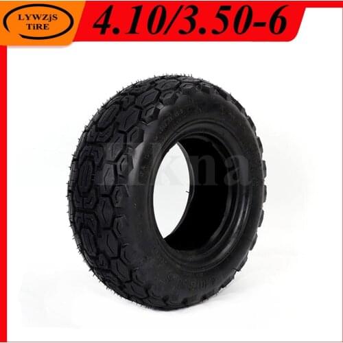 4.10/3.50-6 Tire Vacuum Tubeless Tyre for Electric Scooter Go-karting Thickened Wear-resistant Tire Accessories