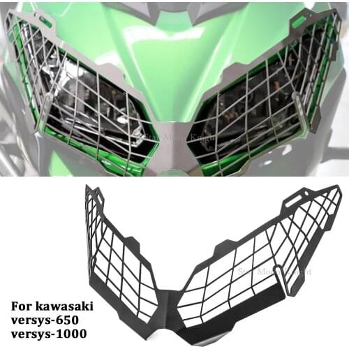 Motorcycle Accessories Headlight Protector Grille Guard Cover Motor Parts For KAWASAKI VRESYS 650 2011-2019 VERSYS 1000 15-19
