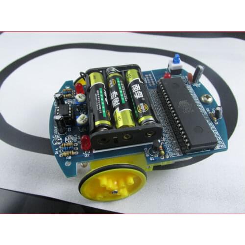 AT89S52 MCU Line Following robot line follower DIY electronic diy kit soldering welding kit