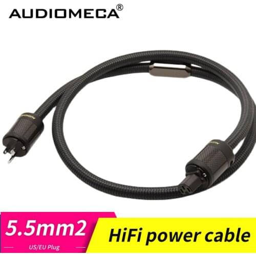 Audiomeca hifi power cable CD power amplifier upgrade cable 5.5mm2 conductor can carry high power