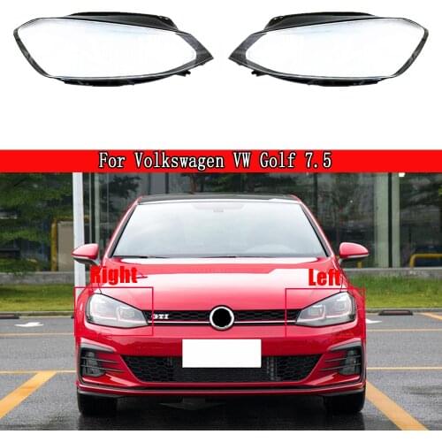 Car Front Headlight Lens Cover Auto Headlamps Lampcover Transparent Lampshades Lamp Shell For Volkswagen VW Golf 7.5 2018 2019