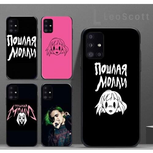 Singer Poshlaja Molli fashion Phone Case For Samsung A40 A50 A51 A71 A20E A20S S8 S9 S10 S20 Plus note 20 ultra 4G 5G