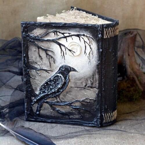 DIY Scrapbooking Business Vintage Embossed Notebook Gift Magic Wizard Custom Made Relief Notebooks Crafts Stickers BJB58