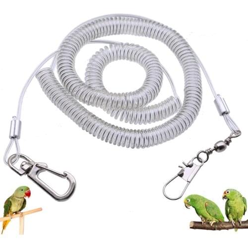 Legendog 1pc 16.4ft Bird Parrot Leash Anti-Bite Bird Training Rope Parrot Flying Rope Pet Supplies For Outdoor
