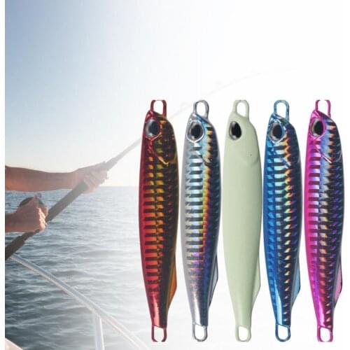 Luya metal luminous lure 60g/95mm fisheye iron plate fishing lure sinking type fishing lure pencil slow shaking iron plate lure