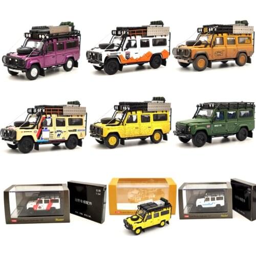 Lots of Master 1:64 For L-Ro Defender 110 Diecast Model Car Camel cup Limited Edition Collection Toys Gift