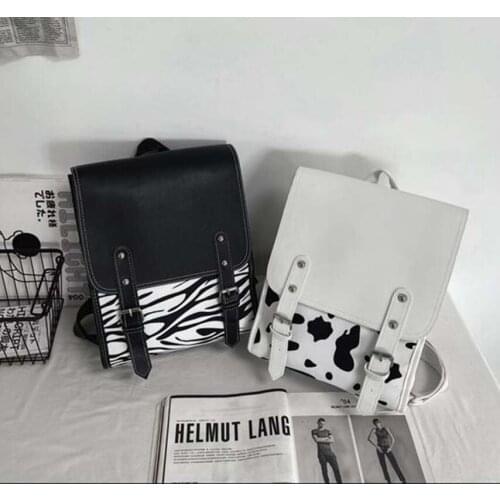 Fashion Women High Quality Leather School Bag For Teenage Girls Trend Backpack Student Shoulder Bag Casual Travel Bag Totes