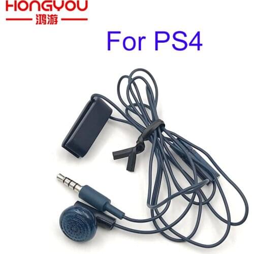 10pcs Original Replacement Dark Blue For PS4 Slim Pro Game Controller limited edition Headphone headset Microphone Earphone