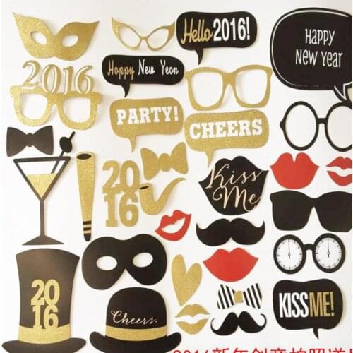 Wedding & Events 2016 Latest Set of 32 Mustache Wedding Party Photo Booth Props Photobooth Funny Masks Bridesmaid Gifts