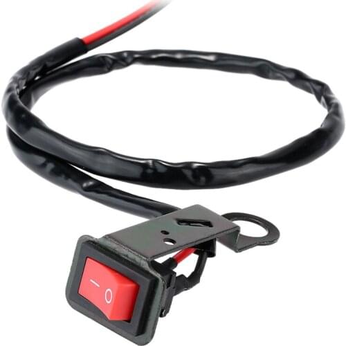 Universal Motorcycle Switch Electric Bike On/Off Power Control ATV Motorcycle Handlebar Switch Button Light DIY Switch Bracket