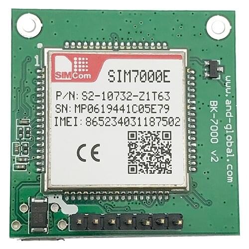 In stock! SIM7000E Development board B3/B8/B20/B28 NB-IoT breakout board LTE CAT-M1(eMTC) competitive with SIM900 and SIM800
