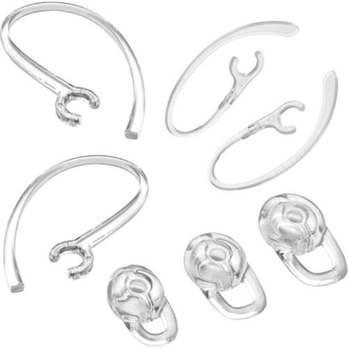 1Set Wireless Bluetooth Headset Earbuds Earplugs Ear Gels Hook for Marque M155/2M165 for Savor M1100 M100 M55 M28 M25 Accessorie