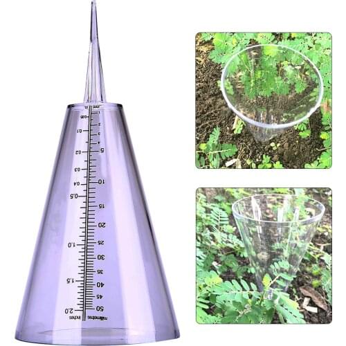 Rain Gauge Measurement Ground Spike Precipitation Outdoor Garden Yard Rainfall Gauging Tools