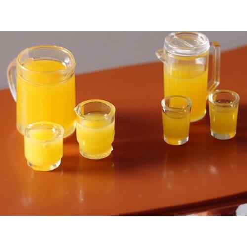 3Pcs/set 1:12 Dollhouse Miniature Juice Bottle Doll Kitchen Accessories Simulation Toy Doll House Decoration