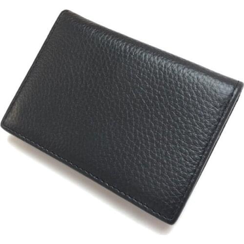 Aaby 100% Genuine Leather Wallet Short Design Unisex Wallet Multi-functional Card Holder Coin Purse Business Credit Card Holder