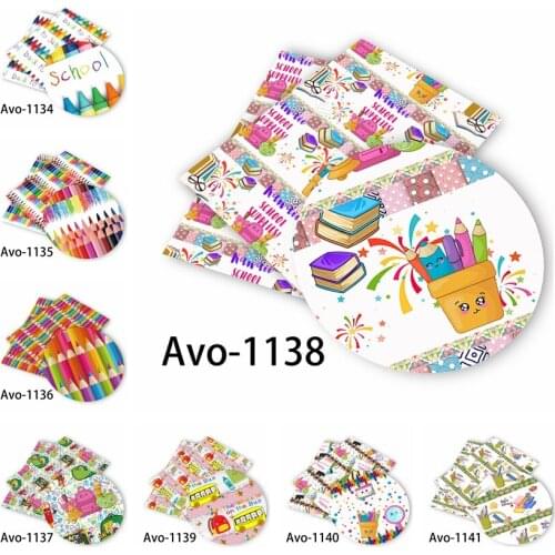 Huangtao Diy accessories 30*136cm Printed Faux Synthetic Leather for Bow,DIY handmade Materials