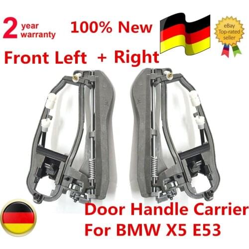 AP03 51218243615, 51218243616 2 x Pcs / 1 Pair of Door Handle Carrier Front Left + Right For BMW X5 E53