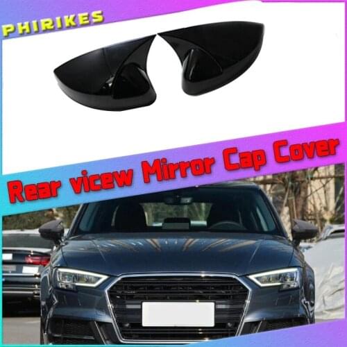 For- A3 S3 8V RS3 2013 2014 2015 2016 2017 2018 2019 Car Rearview Mirror Cover Side Reversing Mirror Case
