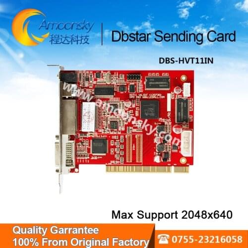 Dbs-hvt11in led sending card dbstar led display control card led display controller from dbstar