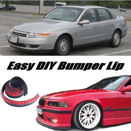 NOVOVISU Bumper Lip Deflector Lips For Saturn LS LS1 LS2 Front Spoiler Skirt For Car View Tuning / Body Kit / Strip