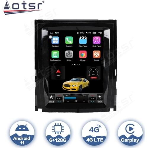 For Cadillac Escalade SLS STS Android Radio 2007 - 2012 Car Auto Tesla Style Vertical Screen Multimedia Video Player GPS CarPlay